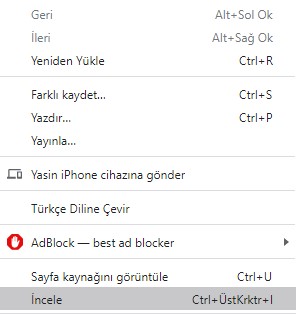 Chrome Geliştirici Araçları Hakkında Detaylı Rehber