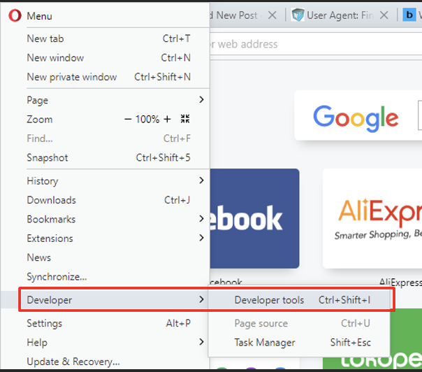 opera-chrome-user-agent-degistirme